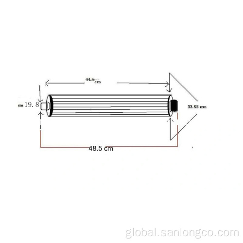 Pp Spunbond Nonwoven Filter Rod Filter Rod for PP Spunbond Nonwoven Fabric Plant Factory